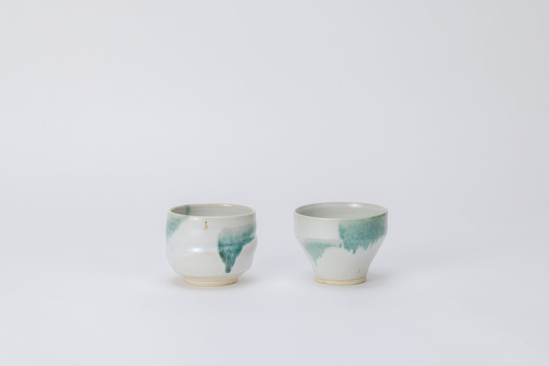 Free Cup Green/Blue Glazes