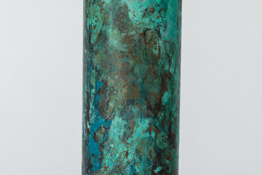 Copper Vase: Patina Finish