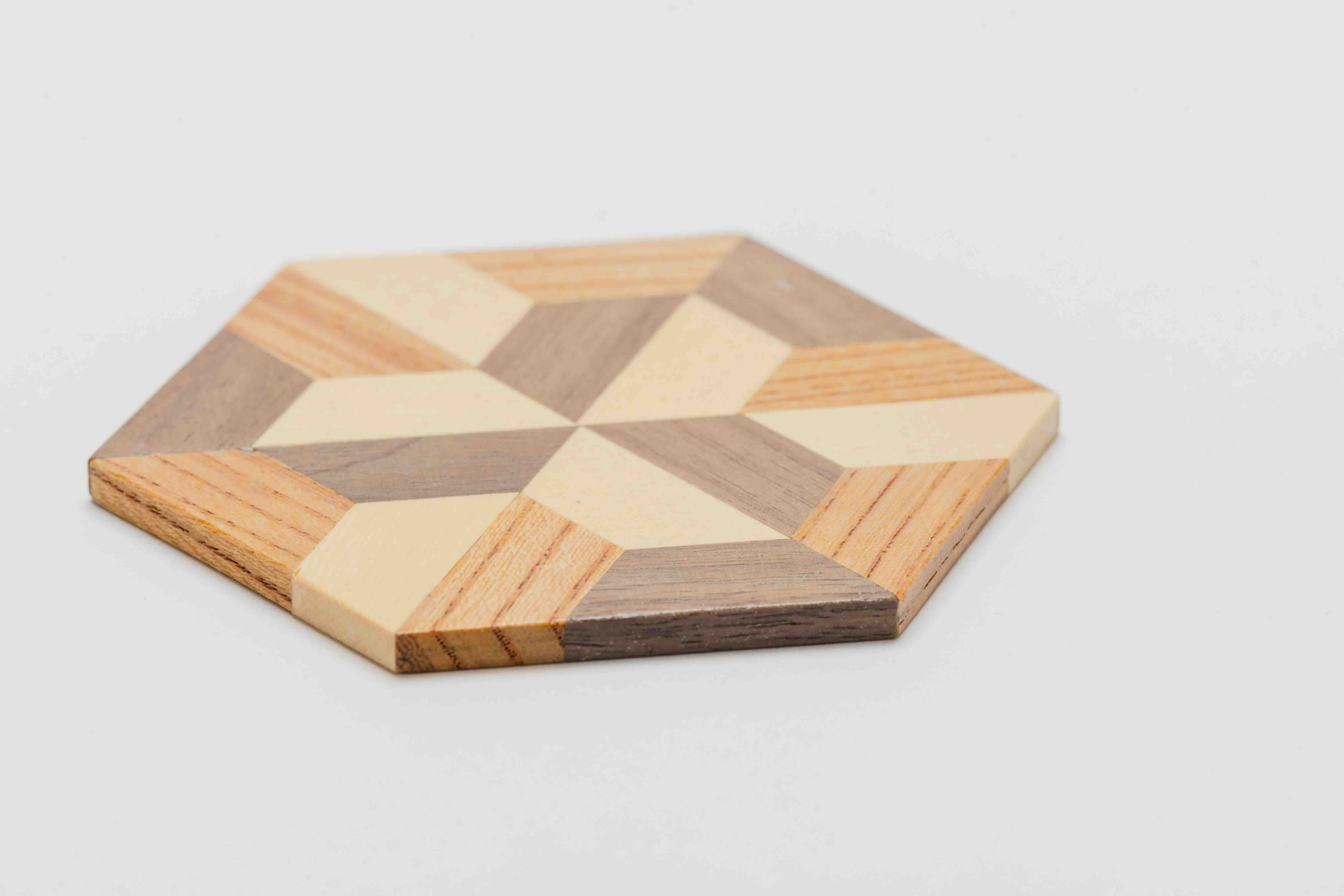 Yosegi Zaiku Coaster – Oshinsha