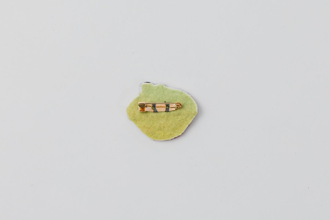 Ramen/Hand-Embroidered Brooch