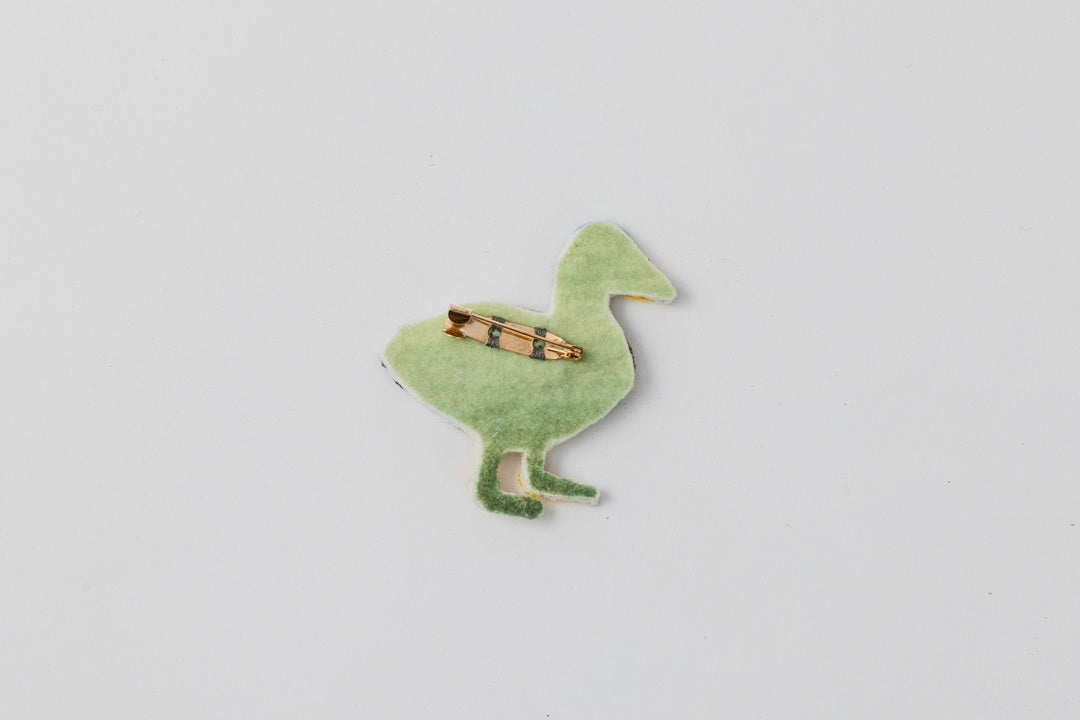 Mallard/Hand-Embroidered Brooch