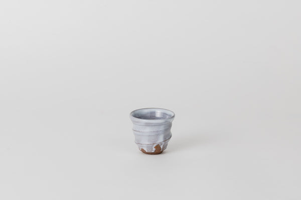 White Glaze Rokurome Guinomi