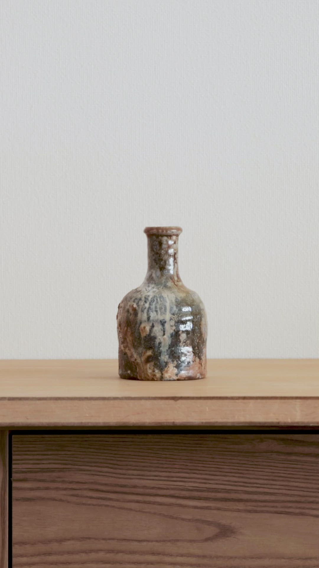 Tsugaru Ujo-yaki Natural Glaze Hanaike [HI-01]