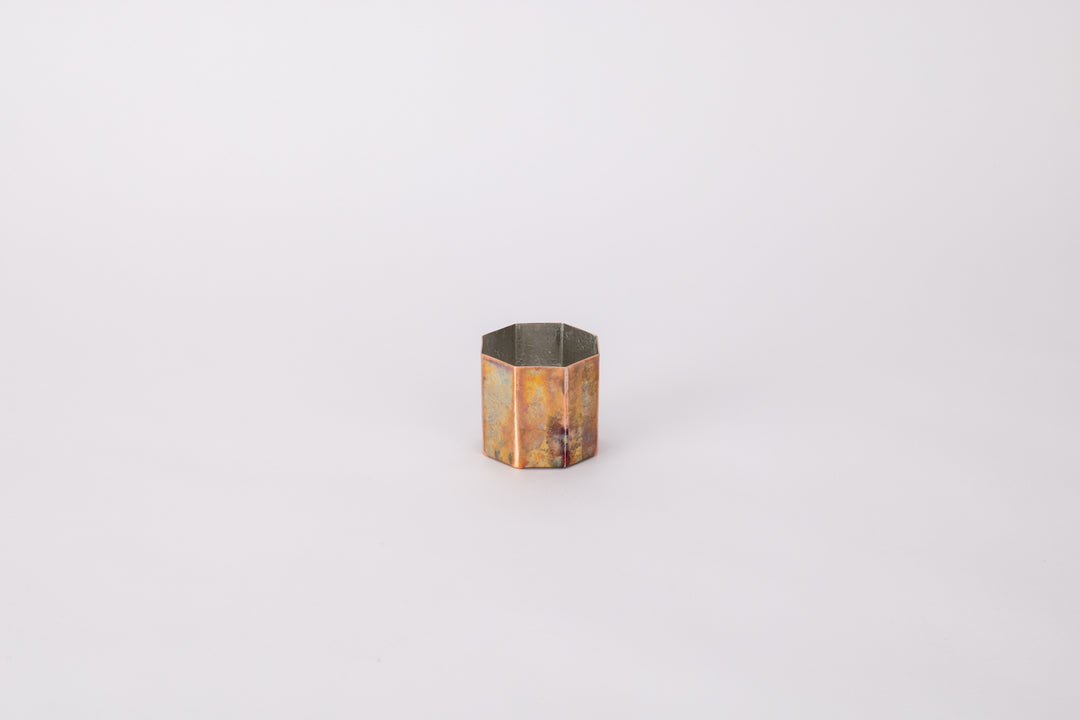 Octagonal Copper Cup
