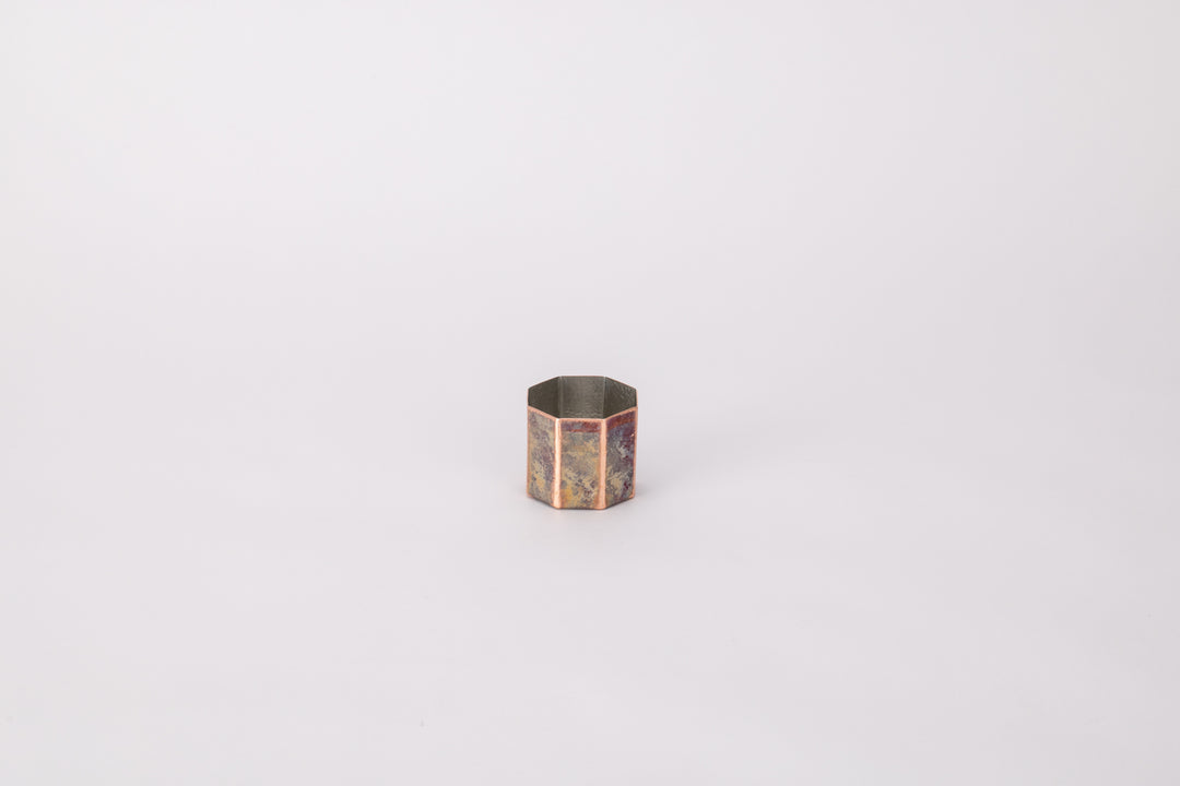 Octagonal Copper Cup