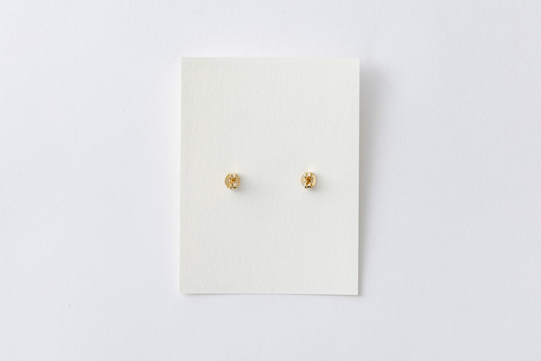 Shiraiwa-yaki Crescent Earrings A