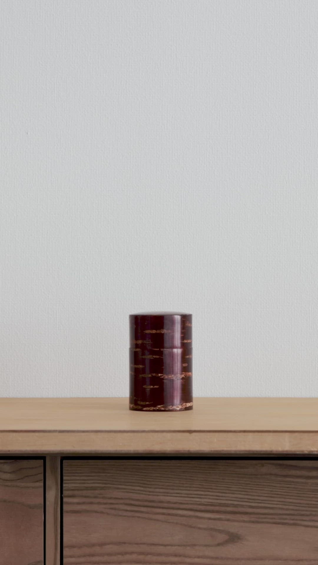 Cherry Bark Tea Caddy Slim